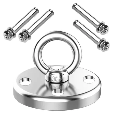 Produktbild von 360° Edelstahl Deckenhaken für Hängesessel