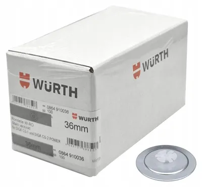 Produktbild von Würth W-RO Rundscheibe verzinkter Stahl 36 mm 100 Stück