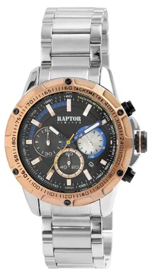 Produktbild von Herrenuhr Edelstahl Omran mit Edelstahlarmband und Datumsanzeige, Chronograph, 3 ATM wasserdicht