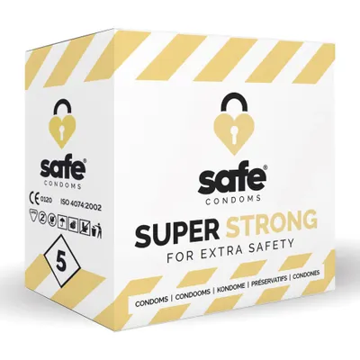Produktbild von Verstärkte Kondome - Safe Super Strong 5 Stück