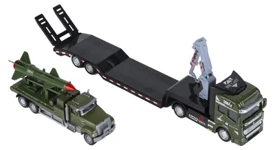 Produktbild von 1:50 Abschleppwagen Spielzeug Legierung Zurückziehen Auto Hochsimulation Anhänger Fahrzeug für Kinder#2