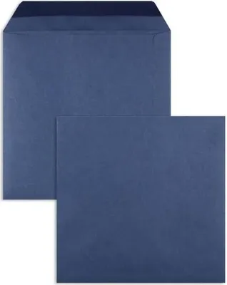 Produktbild von Briefumschläge 170x170mm 120g/qm gummiert VE=100 Stück nachtblau