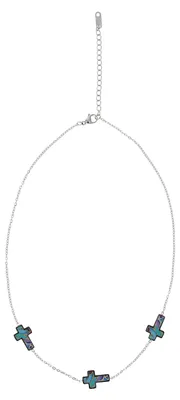 Image de Collier pour femmes BRAELYN - bleu, taille unique