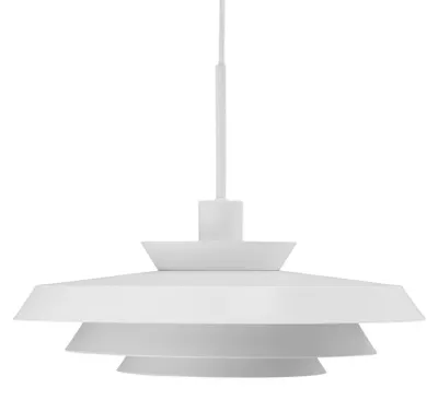 Produktbild von Pendelleuchte LED, Hängelampe, Deckenlampe Pendel, Pendellampe Esstisch, Pendelleuchte für Wohnzimmer, Skandinavische Design, DL44 weiß