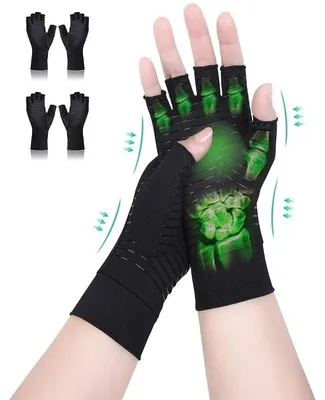 Produktbild von Paar Kupferhandschuhe für Arthritis und Kompressionshandschuhe für rheumatoide Arthritis