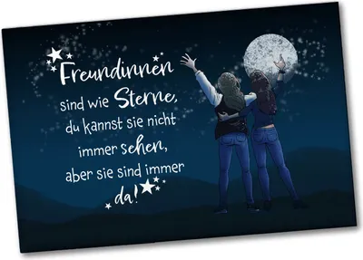 Produktbild von Freundinnen sind wie Sterne Souvenir Magnet