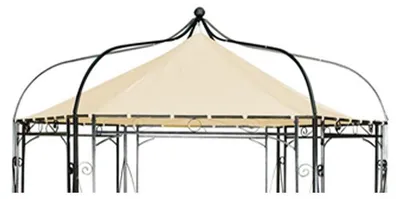 Immagine prodotto di Tetto sostitutivo per gazebo da giardino esagonale Manley/Dudley | Colore: crema | Dimensioni: 280x280x40 cm