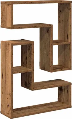 Produktbild von vidaXL Wandregale 2 Stk. Altholz-Optik 50x15x50 Holzwerkstoff