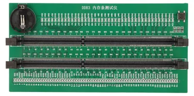 Immagine prodotto di Tester per memorie DDR3, scheda di test per circuiti stampati con 110 indicatori LED, per computer desktop