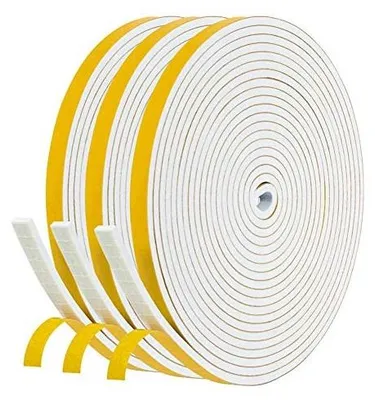 Zdjęcie produktu dla Taśma uszczelniająca samoprzylepna gumowa 6MM x 3MM 15M do drzwi