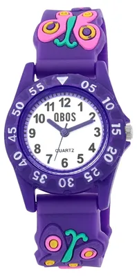 Produktbild von QBOS Kinder Armbanduhr Mineralglas