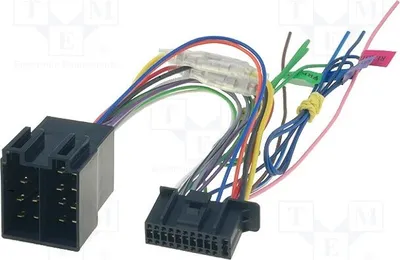Immagine prodotto di 1 connettore ISO, pin: 22. Connettore per autoradio da cruscotto