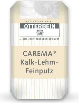 Produktbild von CAREMA Kalk-Lehm-Feinputz 25 kg, Oberputz, Putz, Dünnschichtputz, Kalkfeinputz, Lehmputz zementfrei