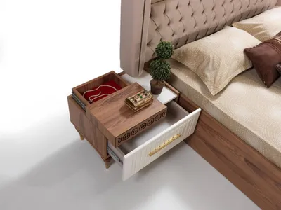 Produktbild von Nachttisch Konsolen Tische Schlafzimmer Möbel Beistelltisch Tisch Holz