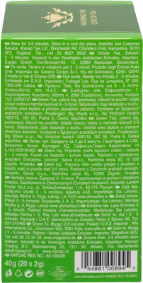 Image de Ahmad Tea- Green Pur 40gr -20sachets