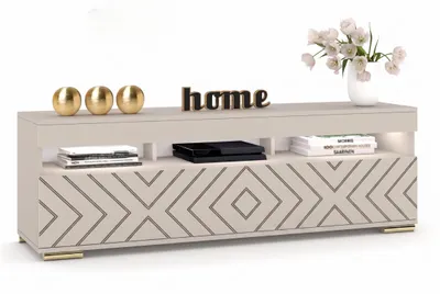 Produktbild von Fernsehschrank TV-Lowboard PLAY STEHEND Cashmere/Cashmere 120cm