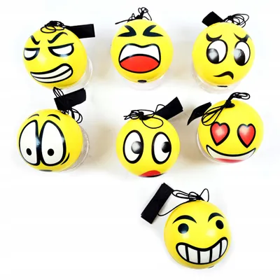Produktbild von Midex Emoji Ball weich am Gummi Set 12 Stück