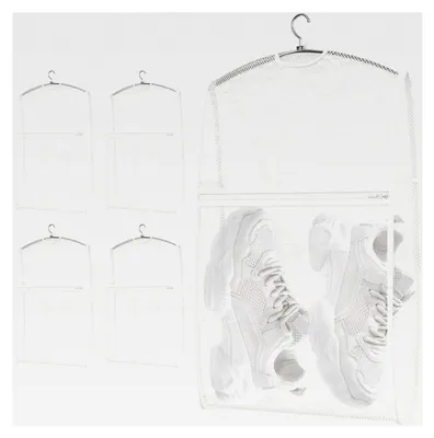 Produktbild von Schuhtasche für Waschmaschine, Schuhwaschbeutel - Set aus 5 wiederverwendbaren Aufbewahrungstaschen für Waschmaschine und Trockner