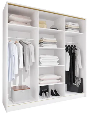 Produktbild von Offener Kleiderschrank MERV K10 180 weiß