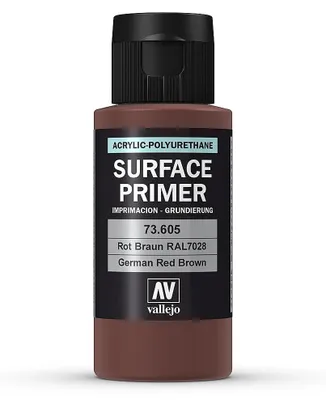 Produktbild von Vallejo 73.605, Basislackgrundierung, Metall, Kunststoff, Fertig gemischt, Braun, Matte Oberfläche, Flasche