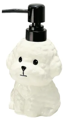 Zdjęcie produktu dla Elzusha - Dispensery do mydła ceramiczne w kształcie psa