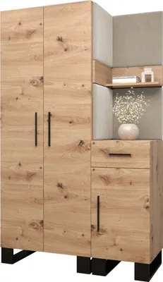 Produktbild von Garderobe ARTIN Set 6 mit gepolsterten Paneelen Industrial Design