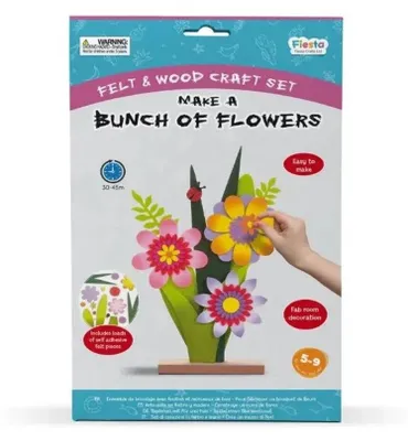 Productafbeelding van Fiesta Crafts 3D Puzzel, Creatieve set: Bloemenboeket