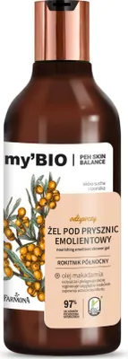 Obrázok produktu pre FARMONA my'Bio Ošetrujúci, hydratačný sprchový gél s rakytníkom, 500 ml