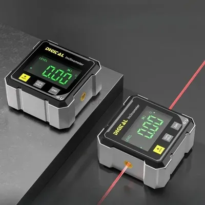 Produktbild von Digitaler Winkelmesser Wasserwaage Neigungsmesser Tasche