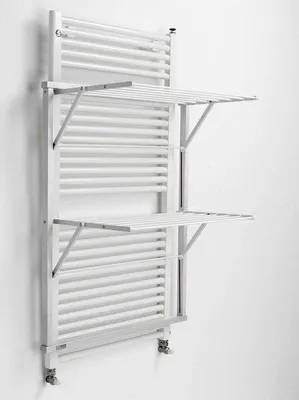 Image de Porte-serviettes pliable en aluminium pour la salle de bain, le jardin, la chambre à coucher ou le balcon - Aluminium 7,1 x 3,4 x 10,5 cm ; 3,5 kg