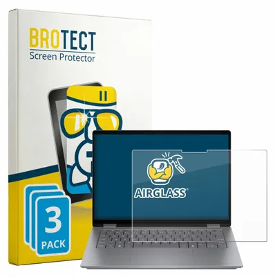 Produktbild von 3x BROTECT Schutzglas für HP OmniBook X Flip 14 Schutzfolie Panzer Folie Glas Display Schutz klar