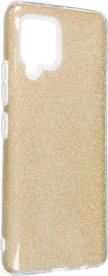 Produktbild von König Design Hülle kompatibel mit Samsung Galaxy A42 5G Kunststoff Soft Handyhülle - Handy Case Gold