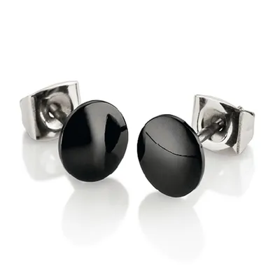 Produktbild von Boccia Ohrstecker 0581-02 Titan Ceramic schwarz