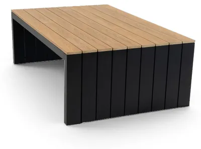 Produktbild von Lounge-Tisch Tulum | Schwarz & Tecon Teak