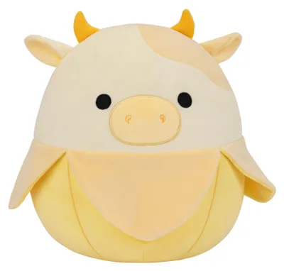 Immagine prodotto di Squishmallows, peluche a forma di banana con mucca, 30 cm