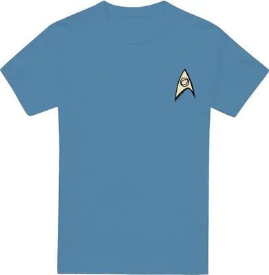 Productafbeelding van Star Trek - "Wetenschapsuniform" T-shirt voor heren, model TV5630 (maat L), kleur: Carolina blauw