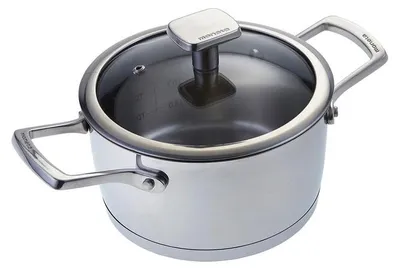 Produktbild von Topf INDUKTION Kochtopf Edelstahl Suppentopf mit Deckel MONETA Accordo 4,5 l