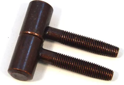 Produktbild von 8 Stück IHC Scharnier Einbohrband Aufschraubband Tür-Scharnier Türband Bronze Höhe: 52mm