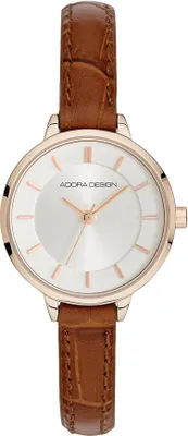 Produktbild von ADORA AD8586 Damenuhr Edelstahl Leder Quarz