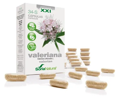 Image de Soria 34-S Valeriana 600 Mg 30 Caps Liberacion Prolongad