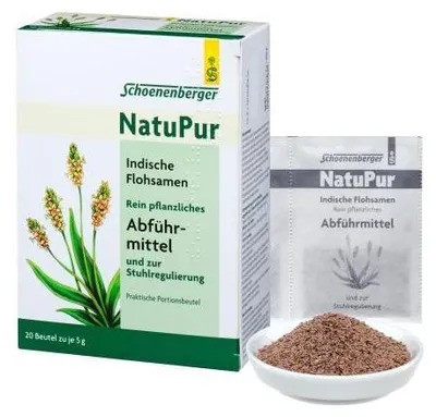 Obrázek produktu pro Schoenenberger NatuPur Indické Psyllium Semena, Plantaginis ovatae semeno 20X5 g