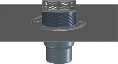 Obrázok produktu pre Hutterer & Lechner HL3100TH Trám bez krytu terasy DN75/110 sr, bitúmen, GK, 145x145mm/138x138mm, 1 kus.