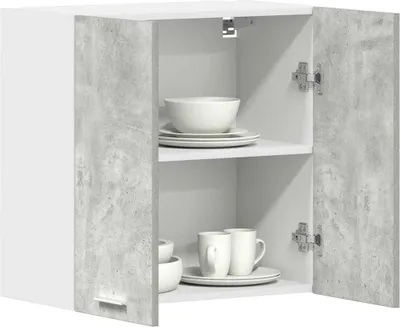 Immagine prodotto di vidaXL Armadio a muro per cucina grigio cemento 60x31x60 cm materiale a base di legno