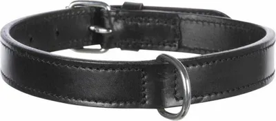 Image de Collier pour chien Trixie cuir actif noir