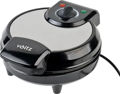 Obrázok produktu pre Vaflova Voltz V51442GA, 1300 W, 5 otvorov v tvare srdca, regultor teploty, nerezov oce/ierna