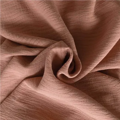 Produktbild von Musselin Baumwoll-Leinen Jacquard Wellenmuster Zuschnitt ab 1m x 140cm