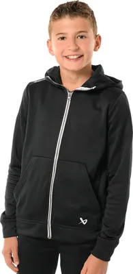Produktbild von BAUER FLEECE ZIP HOODIE TEAM - YTH. 23, Größe:XL, Farbe:schwarz