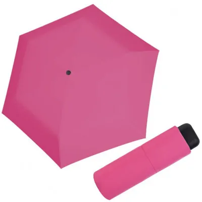Obrázek produktu pro Derby Micro Slim - dámský/dětský skládací deštník, růžová, plná barva