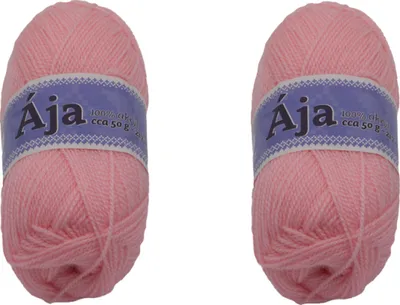Immagine prodotto di SET 2 pezzi - Filato ÁJA - 50 g, 217 m - Rosa