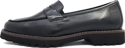 Image de Sioux Meredith-709-H : Chaussures pour femmes, chaussures basses, mocassins, couleur noire, style décontracté